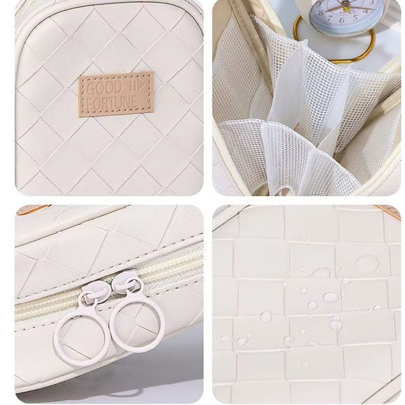 Kawaii Large Capacity Preppy Multi-layer Case in cream - Picture 13 of 13